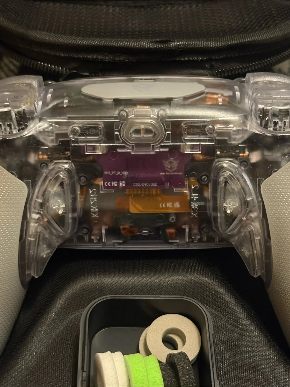 HEXGAMING PHANTOM Controller with Case , Charging Cable & Joysticks Aiming Rings